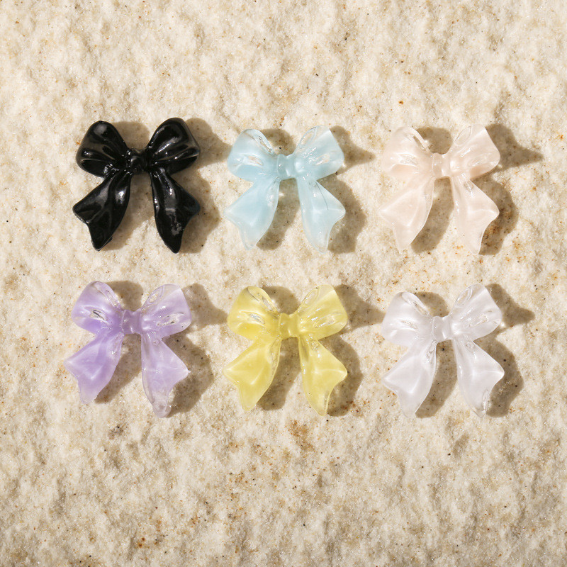 50 vnt želė juostelė Nagų dailės dekoracija Frozen Clear Candy Mini papuošalai 3D nagai Priedai Spalvingas manikiūro ornamentas 11*11mm