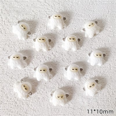 18db 3D Kawaii körömbűvölők gyanta ékszerek aranyos állat rajzfilm medve szivárvány felhő csillag szív részek köröm dekoráció kiegészítők