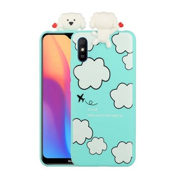 Мек калъф за телефон за Fundas Xiaomi Redmi 9A Case 3D Panda Silicone Cover na sFor Xiaomi Redmi 9A Coque Redmi9A 9AT 9 AT Cases