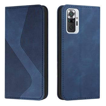 Магнитно кожено покритие за Xiaomi Redmi Note 10 Pro 10S 9T 9S 8 9 Pro 9A 9C 8A Poco X3 M3 Pro X 3 NFC Mi 10T Pro Lite 11 Case