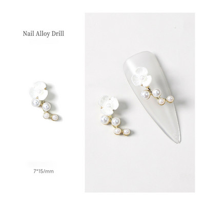 10 vnt Drugelis Širdies Nagai Kalnų krištolas Korėjos Ins Strass Diamond Nail Art Crystals Dekoracijos 3D Charm manikiūro aksesuarams