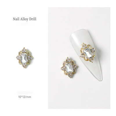 10 vnt Drugelis Širdies Nagai Kalnų krištolas Korėjos Ins Strass Diamond Nail Art Crystals Dekoracijos 3D Charm manikiūro aksesuarams