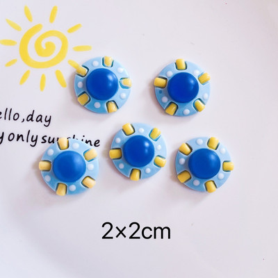 10 vnt Astronaut Planet Nail Charm 2,5*1,6cm Oversize Rocket Nails Art dervos dekoravimo animacinių filmų Kawaii 3D kosmoso manikiūro reikmenys