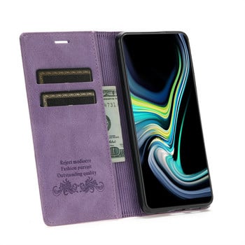 За Xiaomi Redmi 9 Case Кожен магнитен калъф за Funda Xiaomi Redmi 9 Cover Redmi 9T 9A 9AT 9C Портфейл Flip Stand Калъфи за телефони