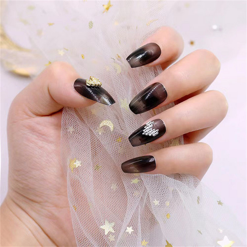 20 vnt. Graviruota širdelė Metaliniai nagų pakabukai Dalys Aukso sidabro lydinio Papuošalai Nagai Priedai Blizgūs 3D Persikai Širdies manikiūro reikmenys