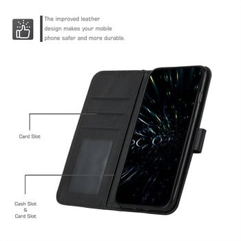 За Xiaomi Poco M4 Pro Case Flip Wallet Book Cover For Coque XiaoMi PocoM4 Pro M 4 M4Pro 5G Калъф за телефон Кожени защитни калъфи