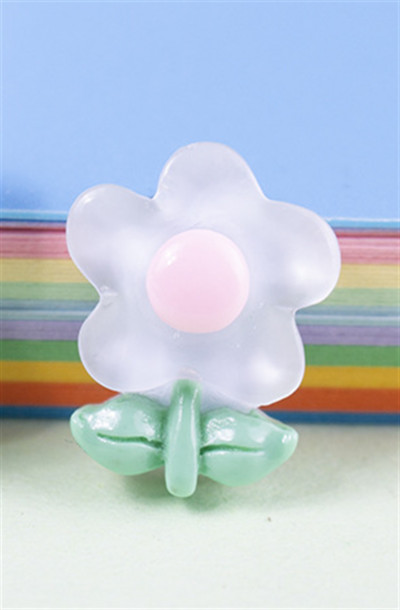 10 vnt. Didelės gėlės Nagų dalys Animacinis filmas Korėjietiškas mielas nagų žavesys Kalnų krištolas 3D Ryškus kremas Priedai Manikiūro papuošalai 13mm*16mm