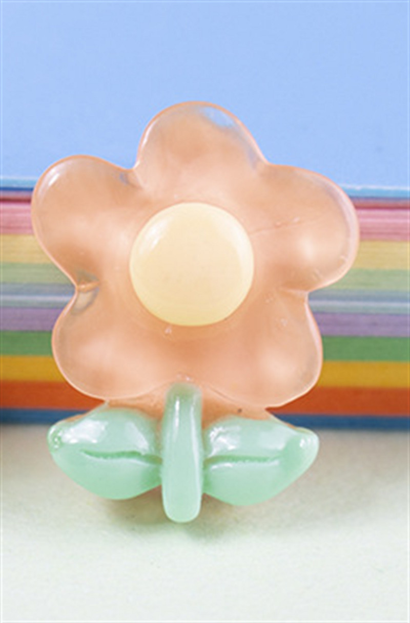 10 vnt. Didelės gėlės Nagų dalys Animacinis filmas Korėjietiškas mielas nagų žavesys Kalnų krištolas 3D Ryškus kremas Priedai Manikiūro papuošalai 13mm*16mm