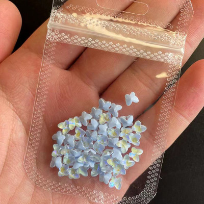20 kom Mocha Crystal Butterfly Nail Dio 2022 Novi mini privjesci za nokte Sjajno zašiljeno dno dijamantni ukrasi za nokte Dodaci 5 mm