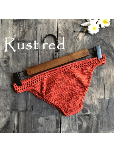 S - XL tuščiaviduriai nerti megzti bikini apatiniai maudymosi kelnaitės Moteriški maudymosi kostiumėliai Moteriški maudymosi kostiumėliai Brazilijos tanga kelnaitės Apatiniai drabužiai V4195B