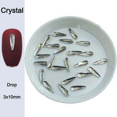 30/100 db Kristályfehér körömdíszítés strasszos kiegészítők lapos üveg kő strassz vegyes formájú barkácsolás divatos 3D körömdíszítés