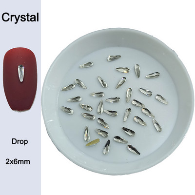 30/100 db Kristályfehér körömdíszítés strasszos kiegészítők lapos üveg kő strassz vegyes formájú barkácsolás divatos 3D körömdíszítés
