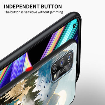 Κάλυμμα σιλικόνης για Oppo Realme 8 C21 C3 6 7 Pro A53 XT GT A9 A93 7i 5 A52 Find X2 Lite Soft Phone Case Mountain Oil Painting