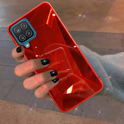 За калъф Samsung A22 Glitter Diamond Laser Line Cover on For Samsung Galaxy A22 5G 4G GalaxyA22 A 22 Меки силиконови калъфи за телефони