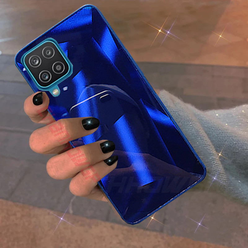 Samsung A22 Case Glitter Diamond Laser Line kate jaoks Samsung Galaxy A22 5G 4G GalaxyA22 A 22 pehmete silikoonist telefoniümbriste jaoks