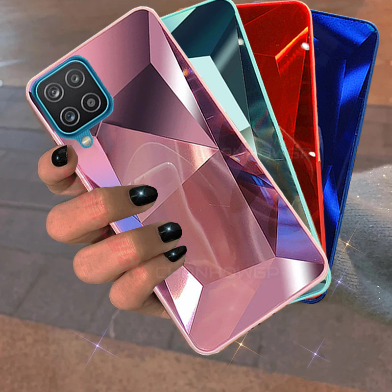 Samsung A22 Case Glitter Diamond Laser Line kate jaoks Samsung Galaxy A22 5G 4G GalaxyA22 A 22 pehmete silikoonist telefoniümbriste jaoks