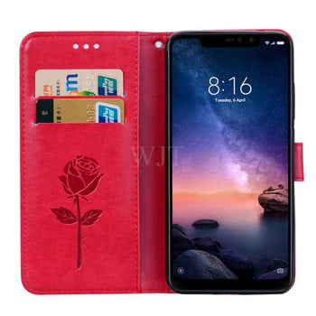 3D Flower Luxury Δερμάτινη θήκη για Xiaomi Redmi Note 5 5A Prime Note5 Pro Flip Wallet Cover Funda For Redmi 5 Plus 5A note5A Pro