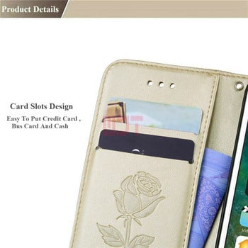 3D Flower Luxury Δερμάτινη θήκη για Xiaomi Redmi Note 5 5A Prime Note5 Pro Flip Wallet Cover Funda For Redmi 5 Plus 5A note5A Pro