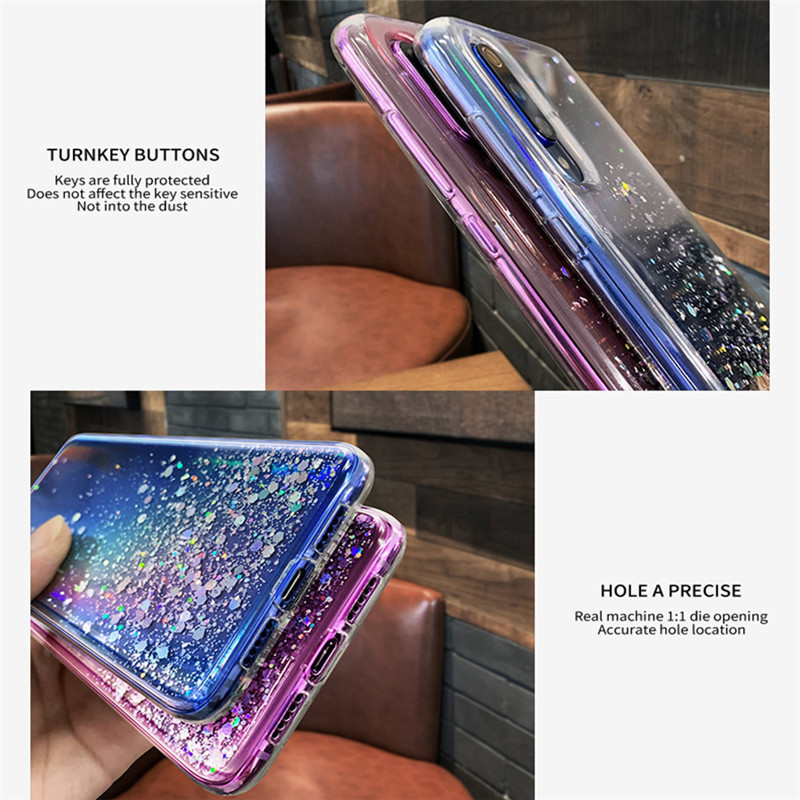 Glitter pehme ümbris Xiaomi mi 10 A3 Lite Redmi Note 9 PRO 9S Note9S 6 6A 7 7A NOTE 8 8T K30 K20 4X 5 Pro F1 telefoni ümbris jaoks