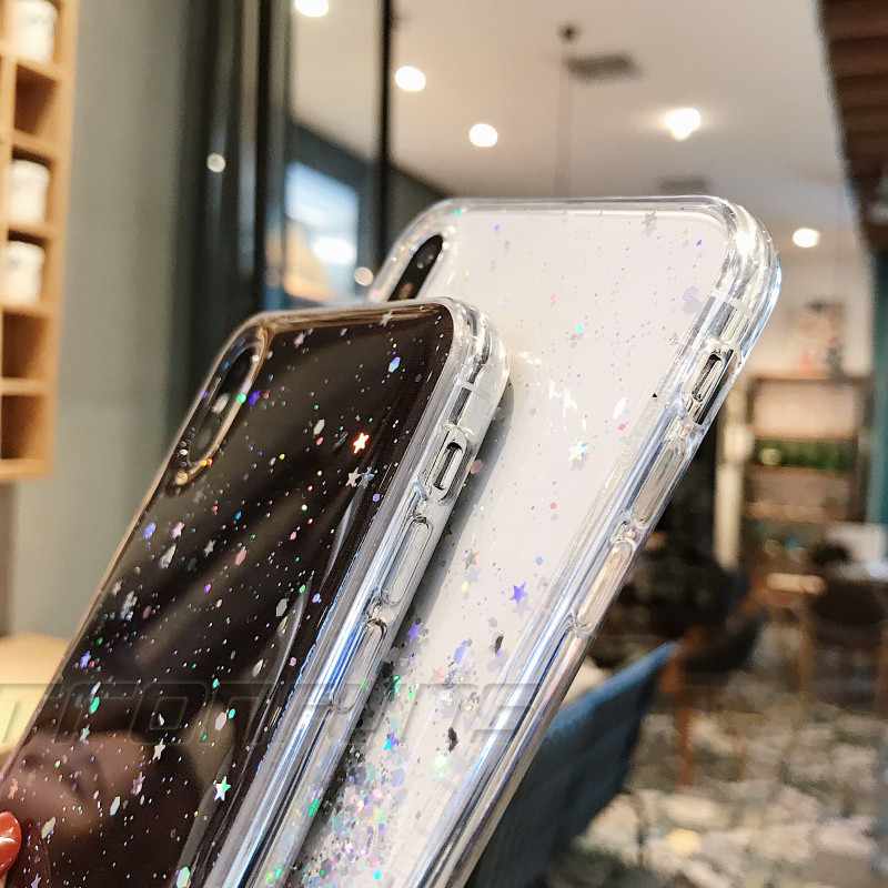 Glitter pehme ümbris Samsung Galaxy A11 A21 A21S A31 A41 A51 A71 A81 A91 SM A217F A8 A9 A7 A6 J8 J6 J4 Plus s9 s10 telefoni kaas