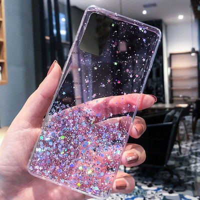Glitter minkštas dėklas, skirtas Samsung Galaxy A51 A71 A41 A31 A21 A21S A01 A91 A81 A10 A10S A20 A20S A30 A30S A50 A70 telefono dėklas