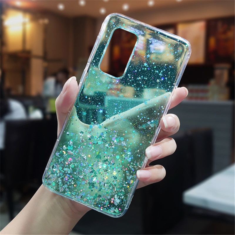 Glitter minkštas dėklas, skirtas Samsung Galaxy A51 A71 A41 A31 A21 A21S A01 A91 A81 A10 A10S A20 A20S A30 A30S A50 A70 telefono dėklas