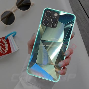 Θήκη για iPhone 14 Pro Max Glitter 3D Diamond Mirror TPU Θήκες τηλεφώνου για iPhone 14 Pro Max Plus 14pro 14plus 14promax Πίσω κάλυμμα