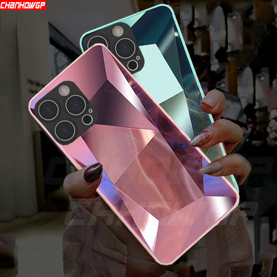 Θήκη για iPhone 14 Pro Max Glitter 3D Diamond Mirror TPU Θήκες τηλεφώνου για iPhone 14 Pro Max Plus 14pro 14plus 14promax Πίσω κάλυμμα