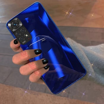 Θήκη Laser Line Glitter Diamond Mriror για Xiaomi Redmi Note 11 10 9 Pro 11S 10S 9S 9AT 9C Poco X3 NFC M3 Soft Silicone Cover