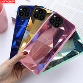 Γυαλιστερή θήκη καθρέφτη διαμαντιού για iPhone 12 11 Pro XS Max XR X Πίσω κάλυμμα TPU Soft Edge Για iPhone 12 mini 7 8 6 Plus SE 2020 Προφυλακτήρας