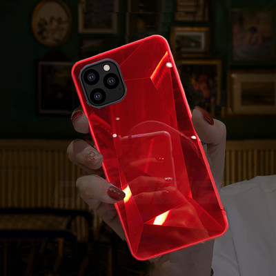 Γυαλιστερή θήκη καθρέφτη διαμαντιού για iPhone 12 11 Pro XS Max XR X Πίσω κάλυμμα TPU Soft Edge Για iPhone 12 mini 7 8 6 Plus SE 2020 Προφυλακτήρας