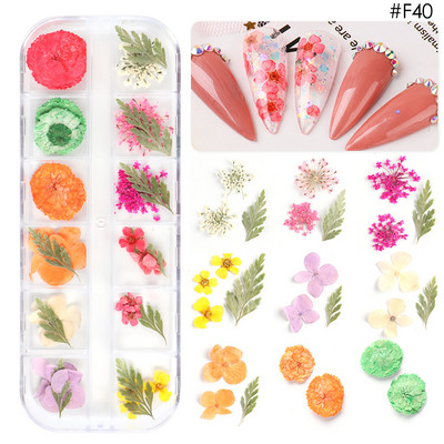 Mix körömdíszítések varázslatok ékszermatricák 3D körömdíszítő matricák minták UV gél lakk nyári manikűr kiegészítők TRF01-10