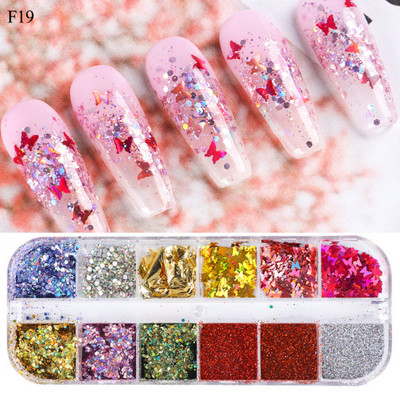 Mix körömdíszítések varázslatok ékszermatricák 3D körömdíszítő matricák minták UV gél lakk nyári manikűr kiegészítők TRF01-10