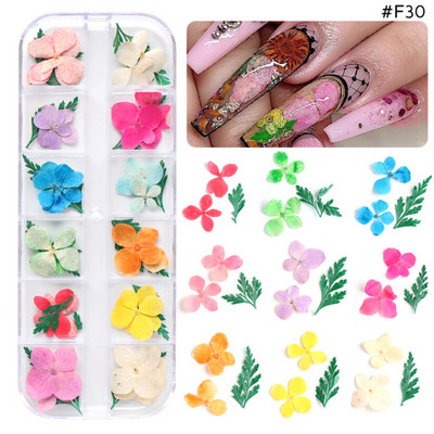 Mix körömdíszítések varázslatok ékszermatricák 3D körömdíszítő matricák minták UV gél lakk nyári manikűr kiegészítők TRF01-10