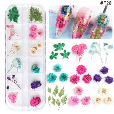 Mix körömdíszítések varázslatok ékszermatricák 3D körömdíszítő matricák minták UV gél lakk nyári manikűr kiegészítők TRF01-10