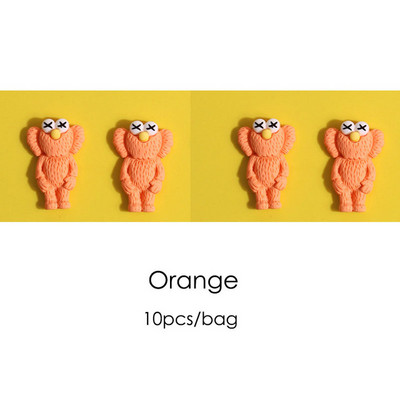 10 DB rajzfilm figurás körömbűvölők, 28x18 mm-es trendi anime baba manikűr, aranyos dekoráció barkács Kawaii körmökhöz / mobiltelefonhoz