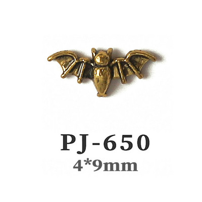 50db Retro Nail Charms Halloween Dekoráció Fém Nail Art Design Koponya Pumpkin Diamond Vintage Luxus Nails Manikűr eszköz