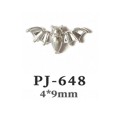 50db Retro Nail Charms Halloween Dekoráció Fém Nail Art Design Koponya Pumpkin Diamond Vintage Luxus Nails Manikűr eszköz