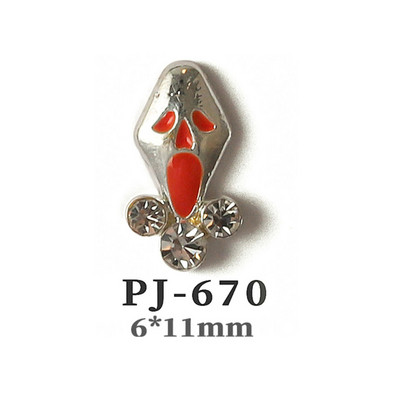 50db Retro Nail Charms Halloween Dekoráció Fém Nail Art Design Koponya Pumpkin Diamond Vintage Luxus Nails Manikűr eszköz
