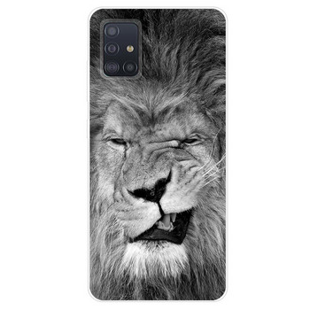 За Samsung Galaxy A51 Калъф за калъф Мек силиконов калъф TPU Bumper Phone Case за Samsung A71 A51 A515 A515F A 71 51 Coque Fundas Capa