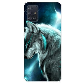 За Samsung Galaxy A51 Калъф за калъф Мек силиконов калъф TPU Bumper Phone Case за Samsung A71 A51 A515 A515F A 71 51 Coque Fundas Capa