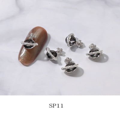 12 Zodiac Word Charm medál Csillagkép köröm varázslat 3D ötvözet lapos hátú epoxigyanta kellék kitöltő barkács ékszerkészítési kiegészítő