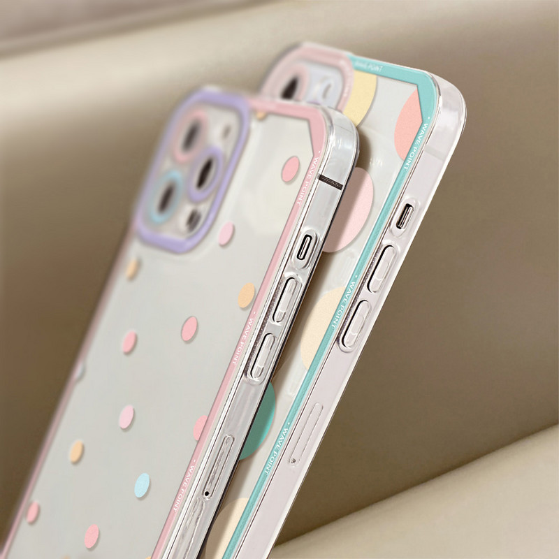 Samsung S22 Ultra Case jaoks Cute Wave Poin telefoniümbris Samsung S21 S20 FE A73 A52S 5G A53 A12 A52 A51 A50 A32 A21S A23 kaas