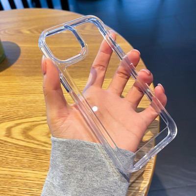 iPhone 14 13 12 Pro Max ümbris Mini 11 X Xs XR 7 8 6 6s Plus SE kõva löögikindel põrutuskindel läbipaistev telefoni tagakaas