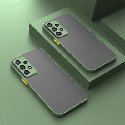 ARMOR Soft TPU+Kõva arvuti matt telefoniümbrise kate Samsung Galaxy A04 A14 A12 A22s A52s 5G A32 A52 A72 4G A13 A23 A33 A53 A73 S22 jaoks