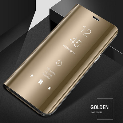 Fashion Smart Mirror Flip Case priekš Xiaomi Redmi Note 11 10 9 9s 11 Poco X3 8 8T 10s 11T Pro Max 9A 9C Mi 9T 10T Lite Case Cover