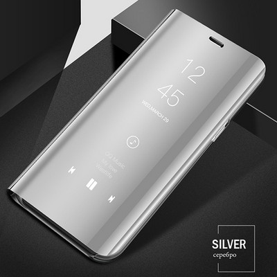 Fashion Smart Mirror Flip Case priekš Xiaomi Redmi Note 11 10 9 9s 11 Poco X3 8 8T 10s 11T Pro Max 9A 9C Mi 9T 10T Lite Case Cover