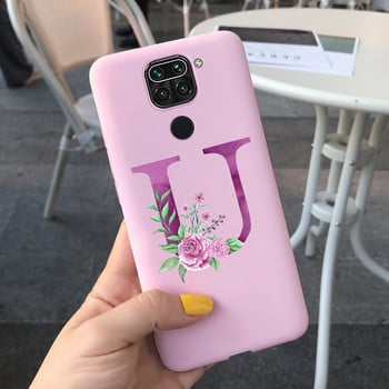 Για Xiaomi Redmi Note 9 Θήκη Note9s Soft TPU Cute Letter Θήκη τηλεφώνου Για Xiaomi Redmi Note 9 Pro Case Note 9S Note9 S Πίσω κάλυμμα