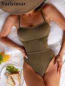 S - XL 11 boja Rebrasti izrezani jednodijelni kupaći kostim Ženski kupaći kostim Ženski visoki nogavica Podstavljeni kupaći kostim Swim Lady V3404