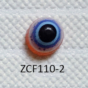 50db/táska Blue Eyes 3D Resin Nail Charms DIY Nail Art Dekorációs Gyöngyök ékszerekhez Köröm Strasszkő Manikűr Kiegészítők 6-8mm